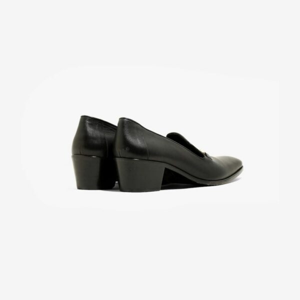 NEEDLES HEELED OPERA BIT VAMP: BLACK SMOOTH