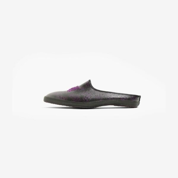 NEEDLES SNEAKER MULE - PAPILLON PVC: BLACK