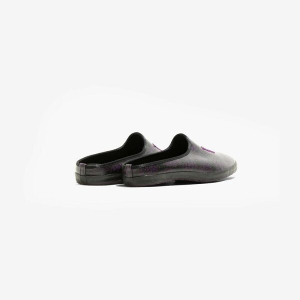 NEEDLES SNEAKER MULE - PAPILLON PVC: BLACK