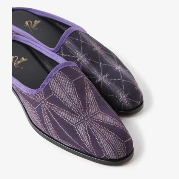 NEEDLES ASYMMETRIC PATTERN MULE - OSHIMA TSUMUGI: PURPLE