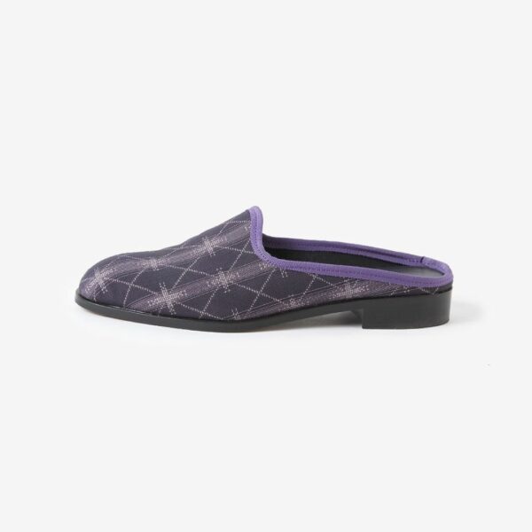 NEEDLES ASYMMETRIC PATTERN MULE - OSHIMA TSUMUGI: PURPLE