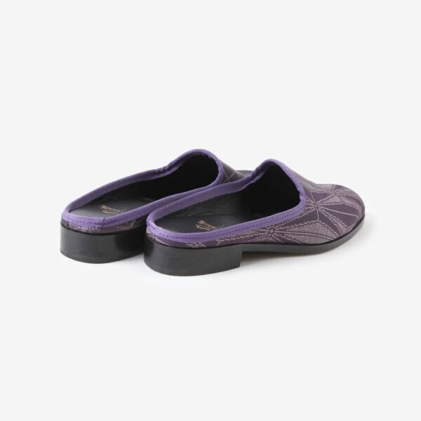 NEEDLES ASYMMETRIC PATTERN MULE - OSHIMA TSUMUGI: PURPLE