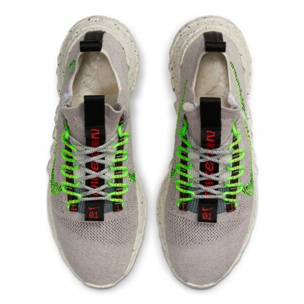 NIKE SPACE HIPPIE 01 / 004 : VAST GREY/ELECTRIC GREEN-BLACK