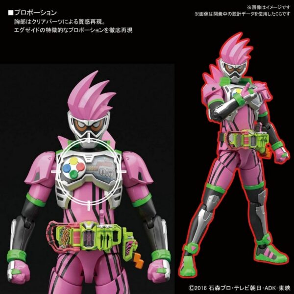 Figure-rise Standard Kamen Rider Ex-Aid, Action Gamer, Level 2, Color Coded Plastic Model