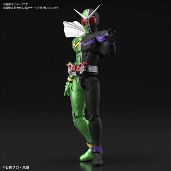 Figure-rise Standard Kamen Rider W Cyclone Joker Color Coded Plastic Model