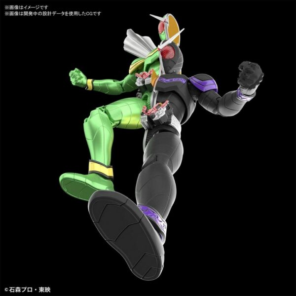 Figure-rise Standard Kamen Rider W Cyclone Joker Color Coded Plastic Model