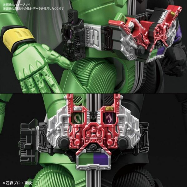 Figure-rise Standard Kamen Rider W Cyclone Joker Color Coded Plastic Model