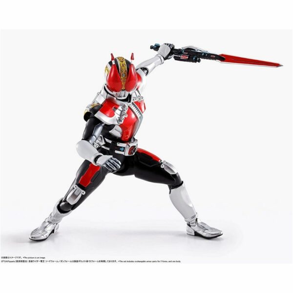 SHFiguarts Kamen Rider Den-O Sword Form / Gun Form (Shinkocchou Seihou) Approximately 145mm ABS & PVC painted movable figure