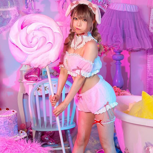 Rabbit Doll Pink Cosplay