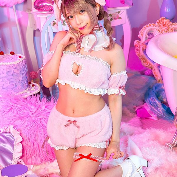 Rabbit Doll Pink Cosplay