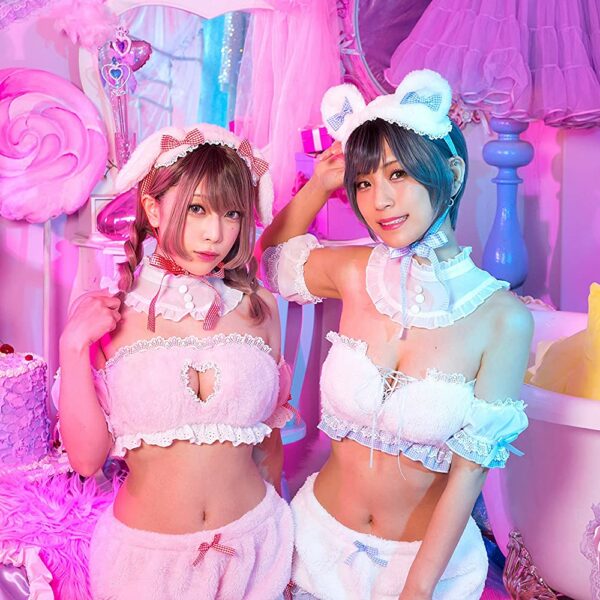 Rabbit Doll Pink Cosplay