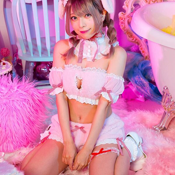 Rabbit Doll Pink Cosplay