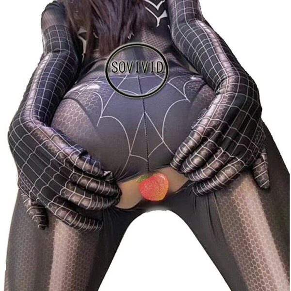 Spider-Man Cosplay Costume Open Hole