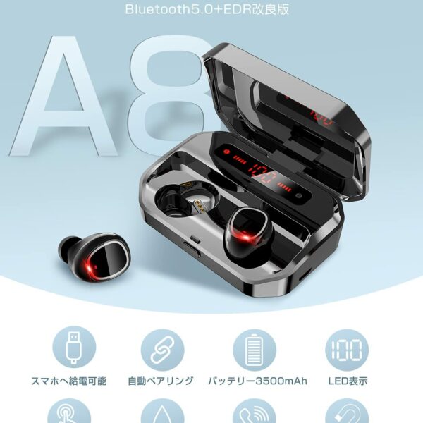 JOYMOD Wireless Earphone A8-1 pro Black