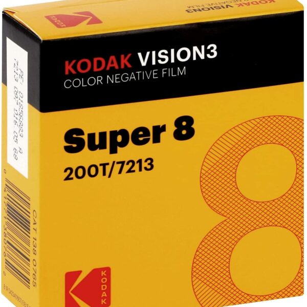 Kodak Vision 3 Color Negative Film Super 8 200T/7213