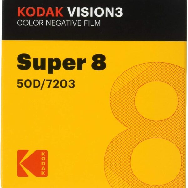 Kodak Vision 3 Color Negative Film Super 8 50D/7203