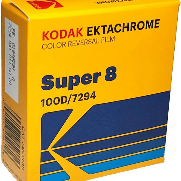 Kodak Ektachrome Color Reversal Film Super 8 100D/7294