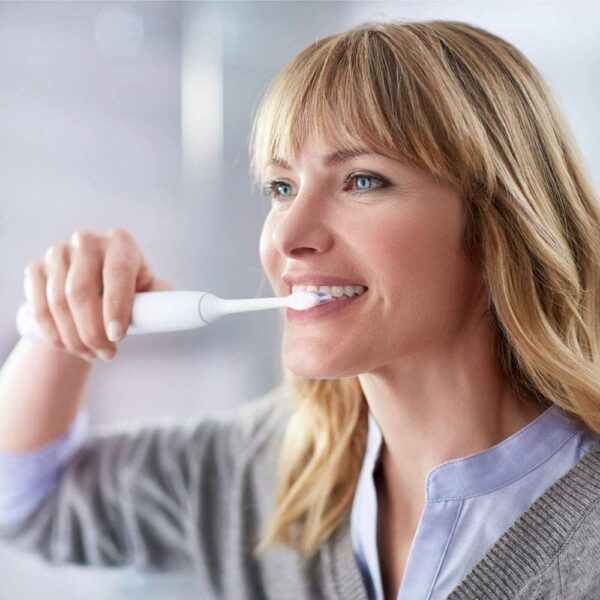 Philips Sonicare Easy Clean Electric Toothbrush White Sensitive Brush Head HX6554 / 07 (Salin)