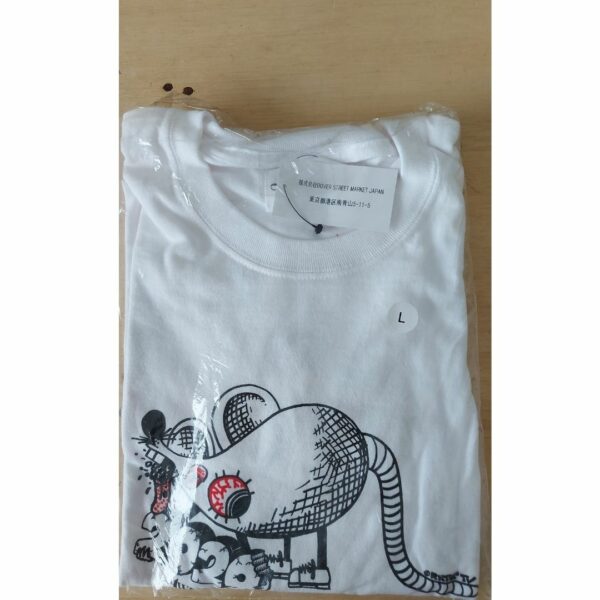 Kaos Putih Tikus Size L Ori Japan