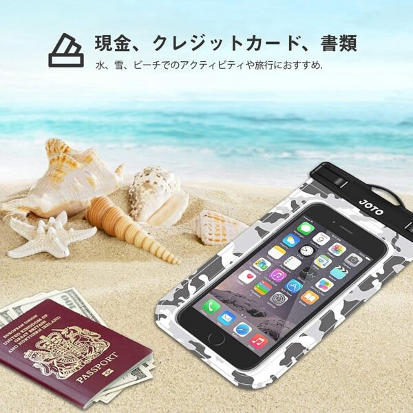 JOTO Waterproof Case: iPhone 13 Mini Pro Max ・ iPhone 12 ・ 11 ・ XS ・ XR ・ 8 ・ Samsung Galaxy S20 , HTC 10, IPhone 6S Plus, IPhone 6S, IPhone SE, Samsung Galaxy S7 , LG G2