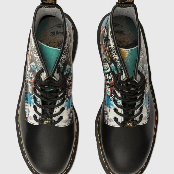 DR. MARTENS X JEAN-MICHEL BASQUIAT 1460 LACE-UP BOOTS