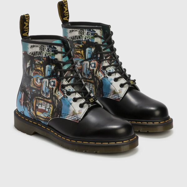 DR. MARTENS X JEAN-MICHEL BASQUIAT 1460 LACE-UP BOOTS