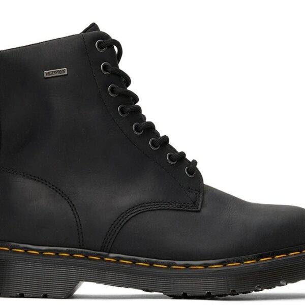 DR. MARTENS Black 1460 Waterproof boots