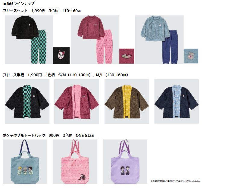 kolaborasi kimetsu no yaiba x uniqlo