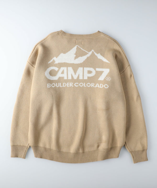 Titip-Jepang-CAMP7-Mountain-back-logo-knit