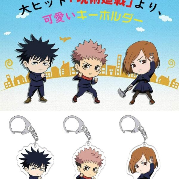 9 Piece Set Keychain Acrylic Jujutsu Kaisen