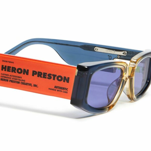 HERON PRESTON x GENTLE MONSTER HP x GM LEVEL 0 SUNGLASSES / 3522 : PURPLE ORANGE