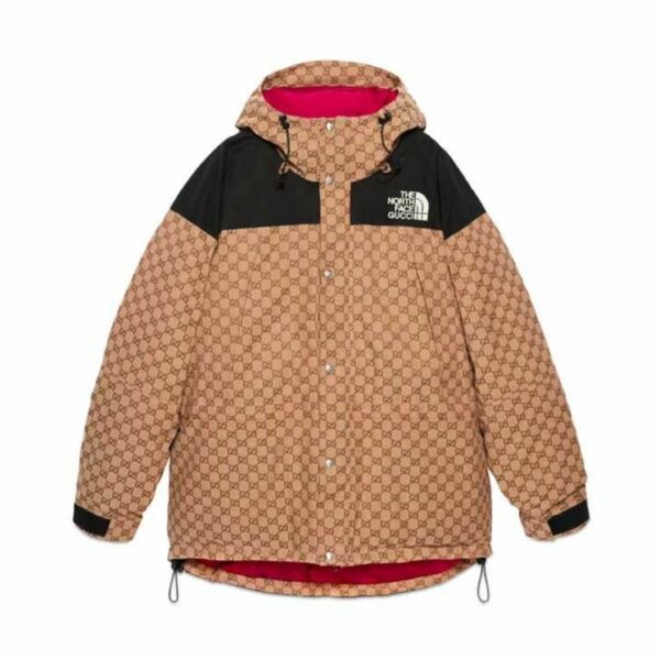 Gucci x The North Face Down Jacket "Beige Ebony"