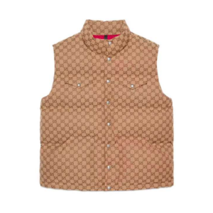 Titip-Jepang-Gucci-x-The-North-Face-Down-Vest-Beige-Ebony