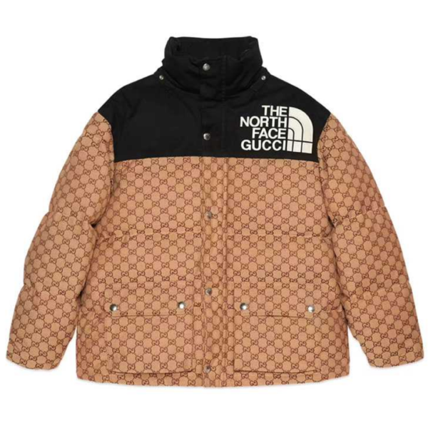 Titip-Jepang-Gucci-x-The-North-Face-Puffa-Jacket-Beige-Ebony