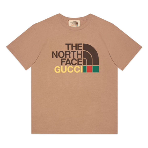 Titip-Jepang-The-North-Face-Gucci-Big-Logo-T-shirt-Camel