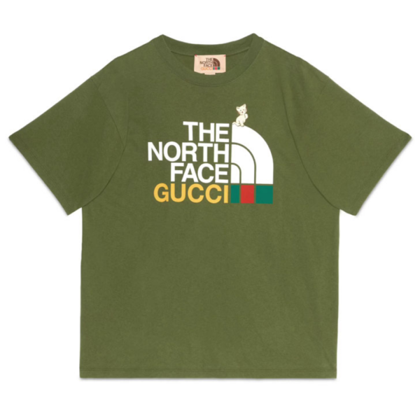 Titip-Jepang-Gucci-x-The-North-Face-T-shirt-Dark-Green