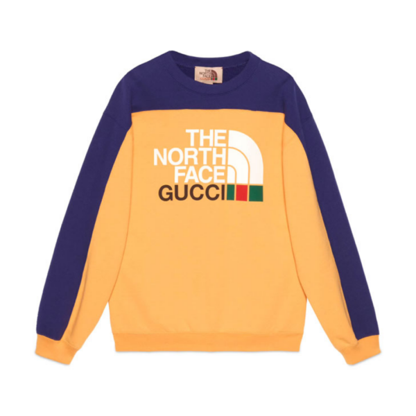 The North Face Gucci Sweatshirt "Yellow Purple"