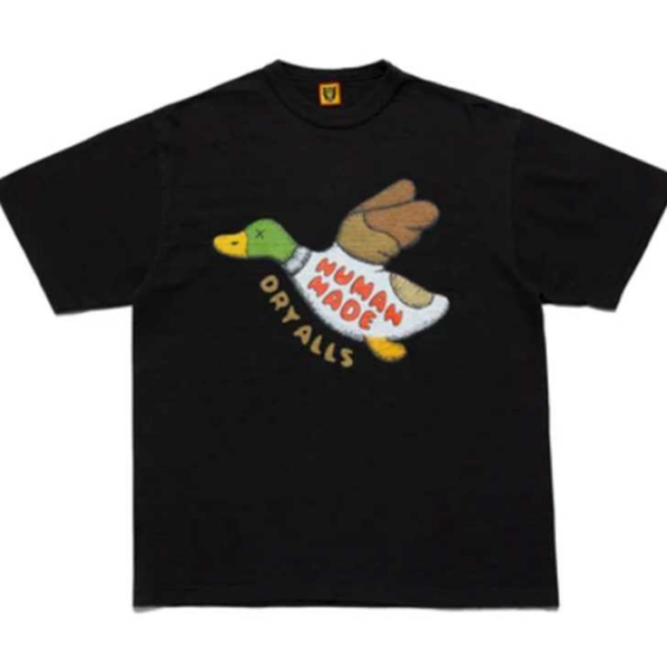 Titip-Jepang-HUMAN-MADE-KAWS-T-Shirt-2-Black
