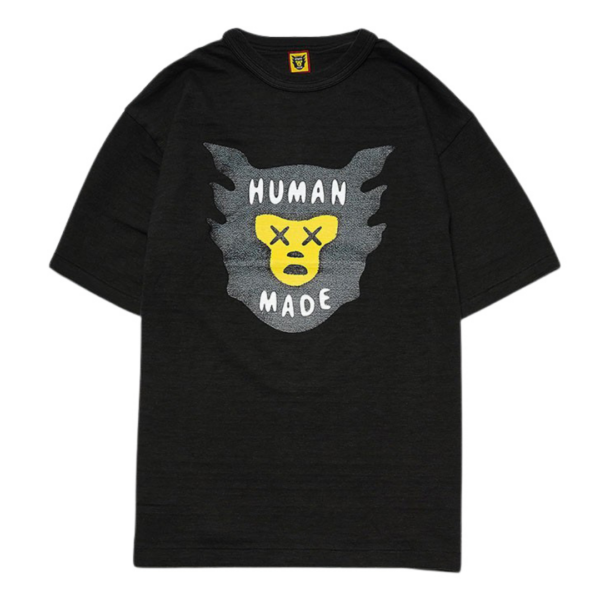 Titip-Jepang-HUMAN-MADE-KAWS-T-Shirt-1-Black