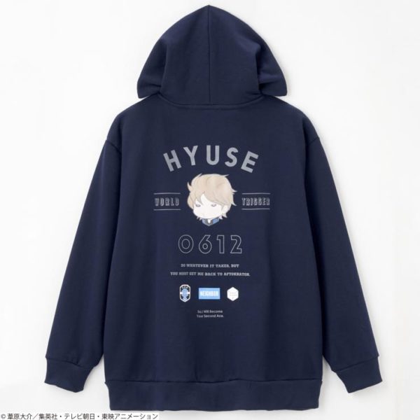 Titip-Jepang-Hoodie-Ladies-Character-Fleece-Pull-Parka-Anime-World-Trigger-Hughes