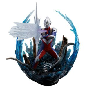 [Figuarts ZERO] [Super fierce battle] Ultraman Tiga multi-type [Painted finished product figure total height about 200mm]