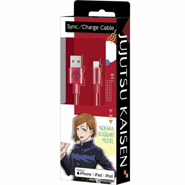 [Lightning Cable] Jujutsu Kaisen Kugisaki Nobara Lightning & TYPE-A Cable