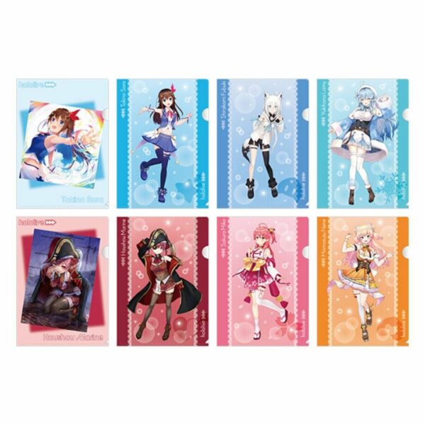 [Clear File] Set of 4 A4 clear files (A, B) [Lawson / @ Loppi / HMV only]