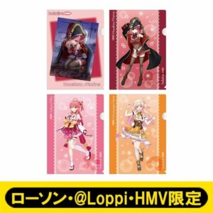 [Clear File] Set of 4 A4 clear files (A, B) [Lawson / @ Loppi / HMV only]