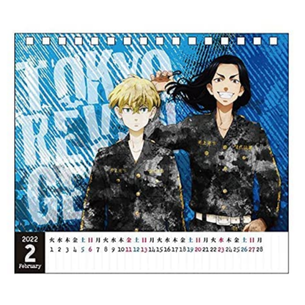 Tokyo Revengers Desk Calendar 2022