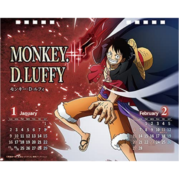 One Piece Desk Calendar 2022