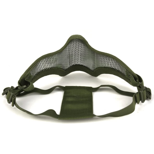 Outgeek Airsoft Steel Mesh Half Face Mask and Tactical Goggles Set