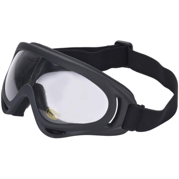 Outgeek Airsoft Steel Mesh Half Face Mask and Tactical Goggles Set