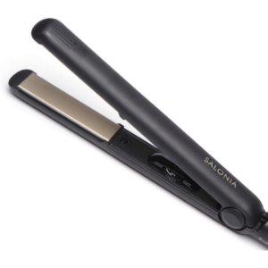 Salonia Double Ion Straight Iron Hair Straightener (Black & Gold)