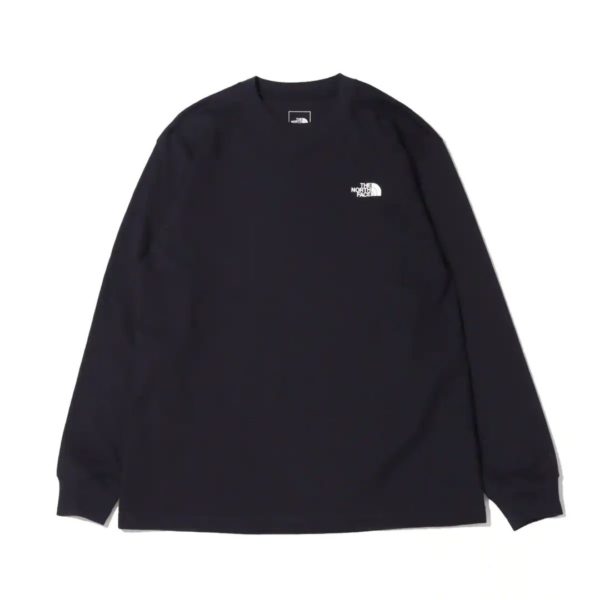 Titip-Jepang-THE-NORTH-FACE-LS-BACK-SQUARE-LOGO-TEE-アビエイターネイビー-21FW-I